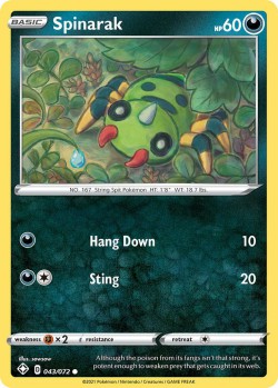Carte Pokémon: Spinarak