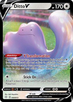 Carte Pokémon: Ditto V