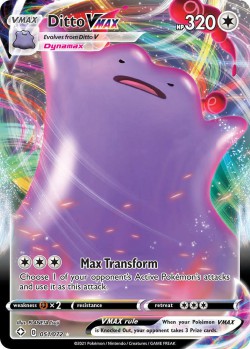 Carte Pokémon: Ditto VMAX