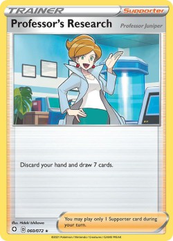 Carte Pokémon: Professor's Research