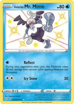Carte Pokémon: Galarian Mr. Mime