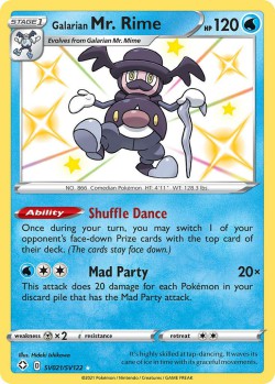 Carte Pokémon: Galarian Mr. Rime