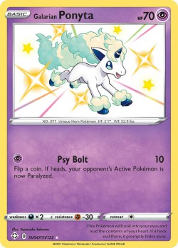 Carte Pokémon: Galarian Ponyta