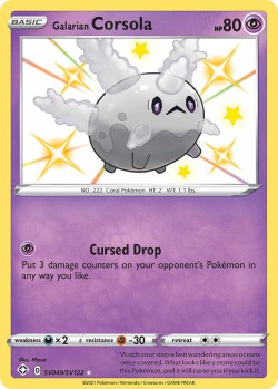 Carte Pokémon: Galarian Corsola