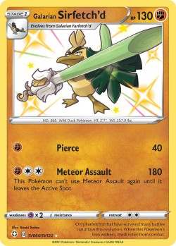 Carte Pokémon: Galarian Sirfetch'd
