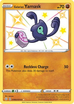 Carte Pokémon: Galarian Yamask