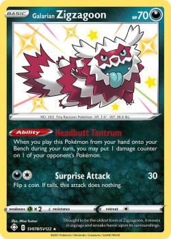 Carte Pokémon: Galarian Zigzagoon
