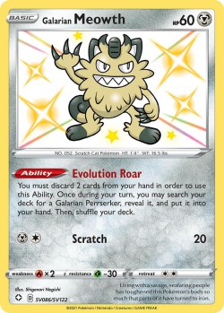 Carte Pokémon: Galarian Meowth