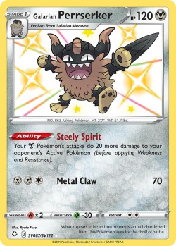 Carte Pokémon: Galarian Perrserker