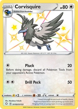 Carte Pokémon: Corvisquire