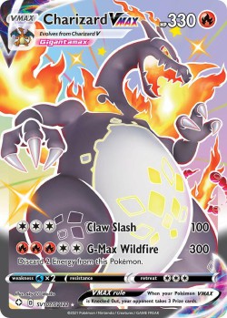Carte Pokémon: Charizard VMAX