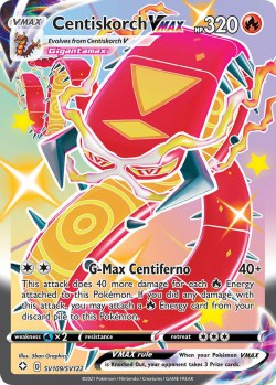 Carte Pokémon: Centiskorch VMAX