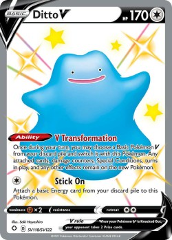 Carte Pokémon: Ditto V