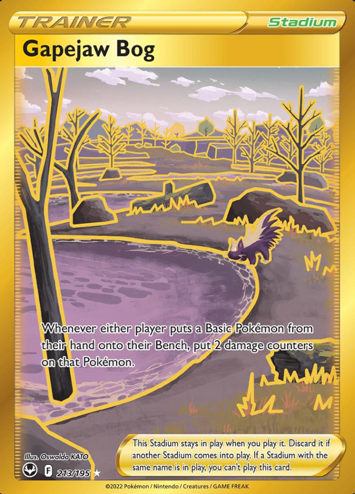 Carte Pokémon: Gapejaw Bog [Marais Bouchebée]