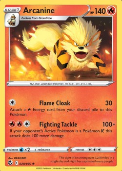 Carte Pokémon: Arcanine