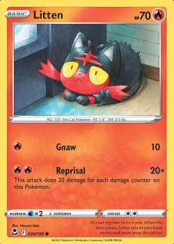 Carte Pokémon: Litten