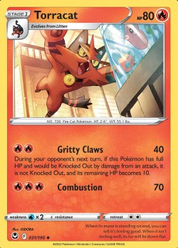 Carte Pokémon: Torracat