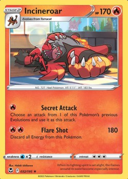 Carte Pokémon: Incineroar