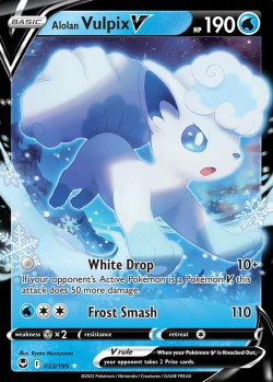 Carte Pokémon: Alolan Vulpix V