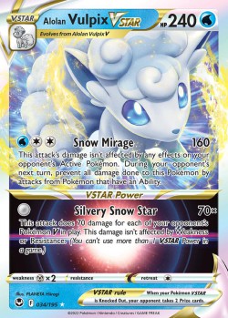 Carte Pokémon: Alolan Vulpix VSTAR