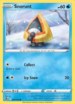 Carte Pokémon: Snorunt