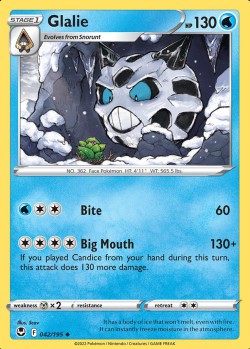 Carte Pokémon: Glalie