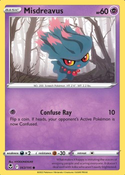 Carte Pokémon: Misdreavus