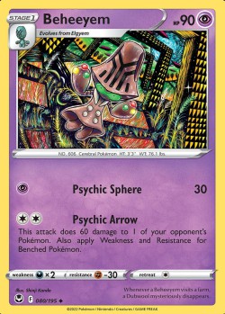 Carte Pokémon: Beheeyem