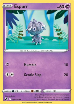 Carte Pokémon: Espurr