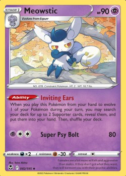 Carte Pokémon: Meowstic