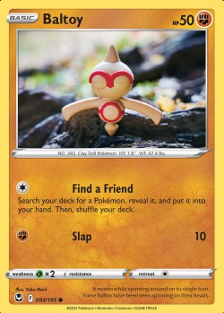Carte Pokémon: Baltoy