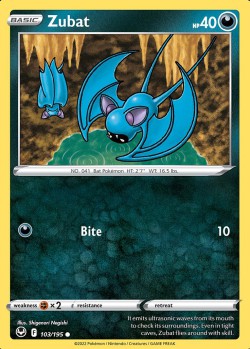 Carte Pokémon: Zubat
