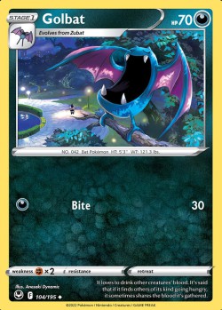 Carte Pokémon: Golbat