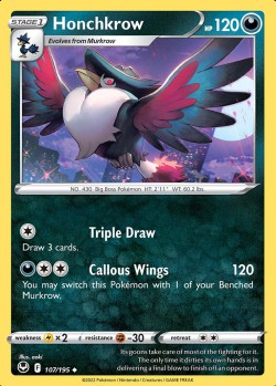 Carte Pokémon: Honchkrow