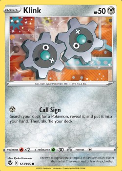 Carte Pokémon: Klink