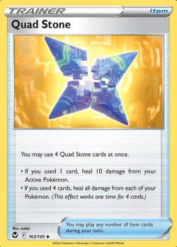Carte Pokémon: Quad Stone