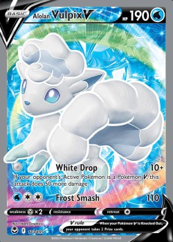 Carte Pokémon: Alolan Vulpix V