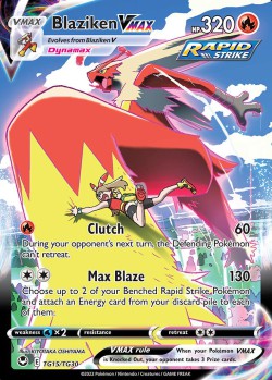 Carte Pokémon: Blaziken VMAX