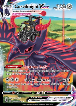 Carte Pokémon: Corviknight VMAX