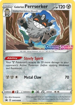 Carte Pokémon: Galarian Perrserker