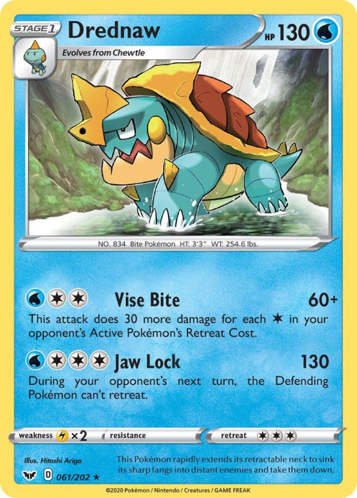 Carte Pokémon: Drednaw [Torgamord]