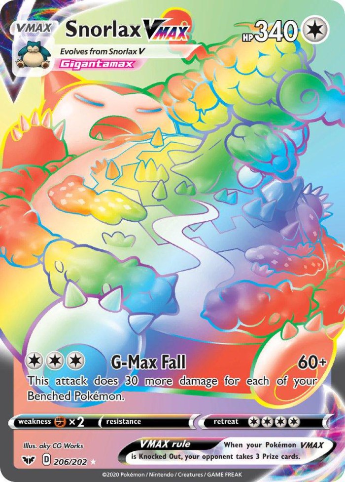 Carte Pokémon: Snorlax VMAX [Ronflex VMAX]