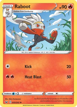 Carte Pokémon: Raboot
