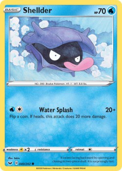 Carte Pokémon: Shellder