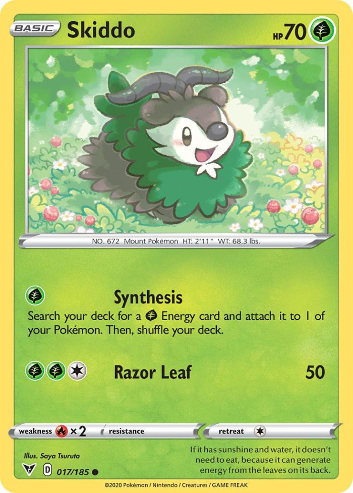 Carte Pokémon: Skiddo [Cabriolaine]