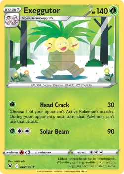 Carte Pokémon: Exeggutor