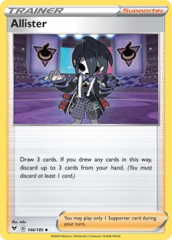 Carte Pokémon: Allister