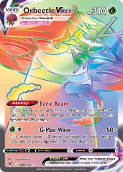 Carte Pokémon: Orbeetle VMAX