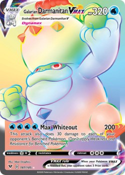 Carte Pokémon: Galarian Darmanitan VMAX