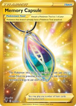 Carte Pokémon: Capsule Mémoire